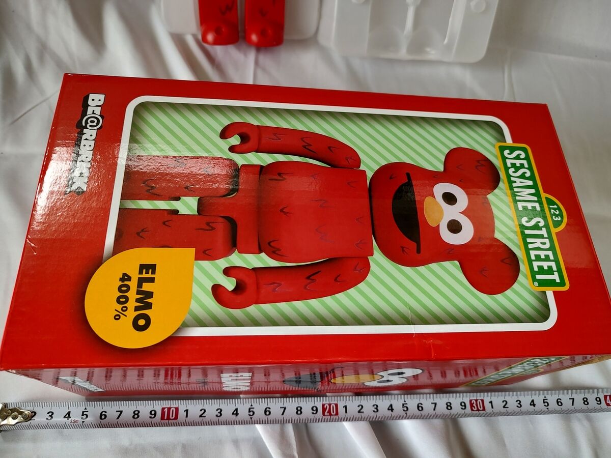 Used, BE@RBRICK Medicom toy Bearbrick 400% SESAME STREET Used, BE@RBRICK Medicom toy Bearbrick 400% SESAME STREET