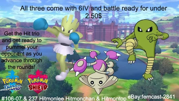 Hitmonchan ,Hitmonlee or Hitmontop.All the three evolution's of