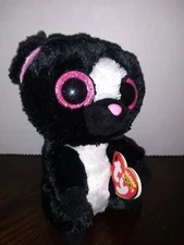 Ty Beanie Boos FLORA the Skunk (6 Inch) Mint with Mint Tags Retired Collectible