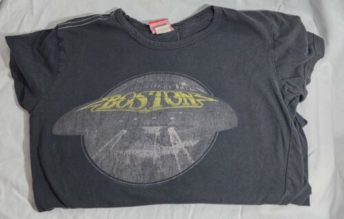 Forever 21 Boston U.S. Tour 1987 Women's Double Sided T-Shirt Size 1x 