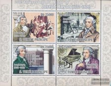 Sao Tome e Principe 3861-3864 Feuille miniature neuf avec gomme originale 2009 j