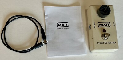 MXR Micro 26dB Amp Clean Boost Guitar Effect Pedal 90's VTG | eBay
