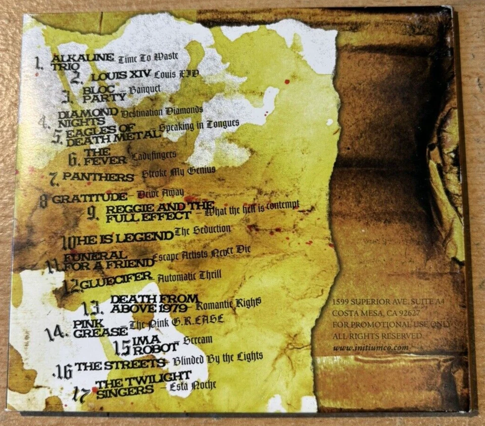 VARIOUS ARTISTS * INITIUM ELECT VOLUME 3 * US PROMO CD ALBUM (2005) PLAYS GREAT Foto 2 de 4