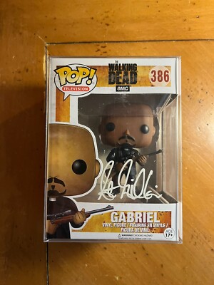 Funko Pop! Seth Gilliam Signed Father Gabriel Walking Dead Funko Pop! Seth Gilliam Signed Father Gabriel Walking Dead