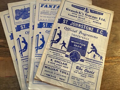 ST JOHNSTONE HOME Programme 60er, 70er und 80er Jahre aus Liste auswählen