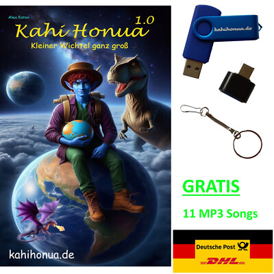 Ebook Kahi Honua auf USB Stick als PDF/Epup +11 mp3 Themensongs gratis