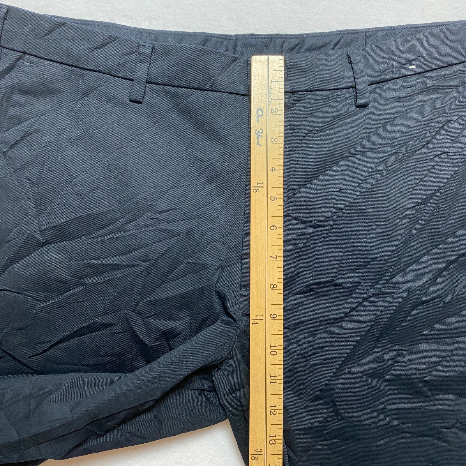 Uniqlo Pants Mens 36 Black Straight Leg Stretch Lightweight thumbnail 5