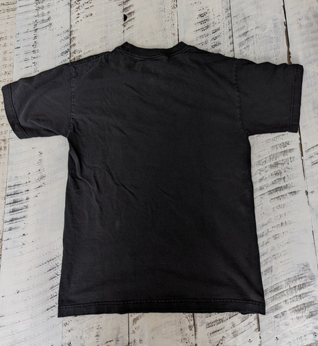 T-shirt The Strokes taglia S vintage Y2K nera con logo cromato - Foto 4 di 4