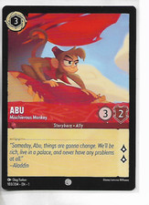 Disney Lorcana TCG Abu Mischievous Monkey Common Card #103/204