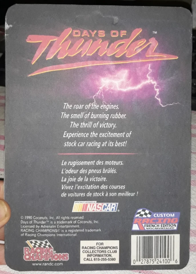 "Days of thunder" Rowdy Burns #51 Exxon Diecast Racing Champions (Custom made) - Photo 2/4