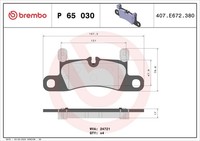 Brembo Bremsbelagsatz Scheibenbremse Prime P 65 030 FüR Porsche Cayenne 92A GTS