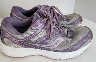 Saucony Cohesion 12 Women s Size 11 Running Shoes Purple Gray S10474-1 Athletic