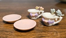 Precious Moments Miniature Wedding Tea Set 1998 Enesco 477974 Vintage Complete