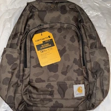 Carhartt Classic Laptop Backpack  25L Camouflage With Rain Defender CB0279 NWT