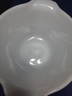 White Fire-King Anchor Hocking Tab Handle 8" Mixing Bowl Milk Glass — photo 3