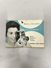 Vintage Bell  Howell Director Series 8mm Movie Camera Brochure Model 424