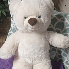 Build-A-Bear Workshop White Plush Teddy Bear ...