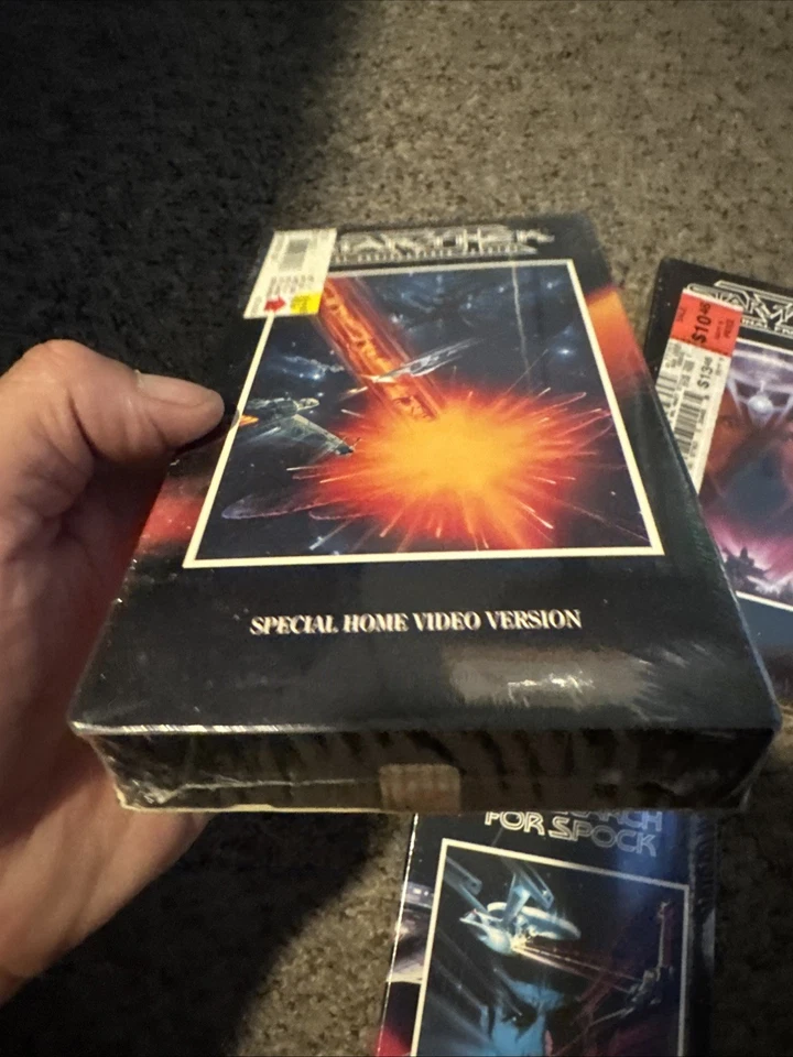 STAR TREK VHS MOVIE SET OF (6) THE MOTION PICTURE WRATH OF KHAN 1993 ALL SEALED - Image 3 of 4