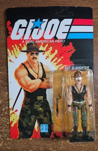 GI Joe Sgt Slaughter 3.75" Figure Retro Transformers Collaborative Kup Triple T