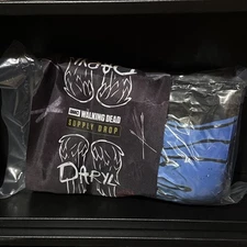 DARYL DIXON Wings Throw Pillow TWD The Walking Dead AMC Supply Drop Exclusive