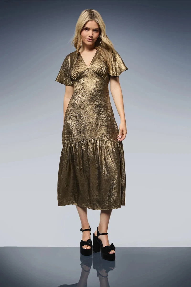 Dorothy Perkins Gold Dresses for Women for sale | eBay UK