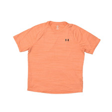 Under Armour L Loose Fit Tech T-Shirt Orange Performance Polyester Short Sleeve