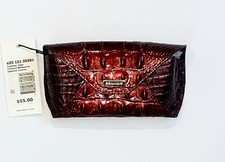BRAHMIN Infrared Eyeglass Case Melbourne Croc Embossed Leather K8515100581 NWT
