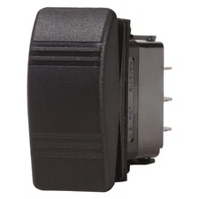 Blue Sea Systems Contura III Off/On Black DPST Rocker Switch