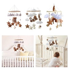 Baby Crib Mobile Sensory Toy Photography Props Nursery Decor Felt BallMöbel