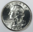 1943 S WASHINGTON QUARTER! GORGEOUS UNCIRCULATED COIN! BREATHTAKING! NR #G3634