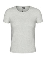 Pieces Pcmay SS T-Shirt Damen, Kurzarm, Baumwolle, Schwarz