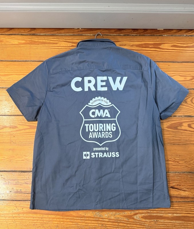 rare Promo CMA Fest Touring Awards Englebert Strauss Shirt Country Music rugged