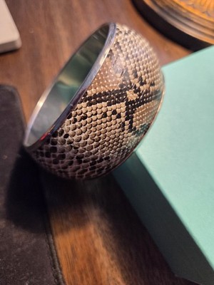 snakeskin bangle bracelet python