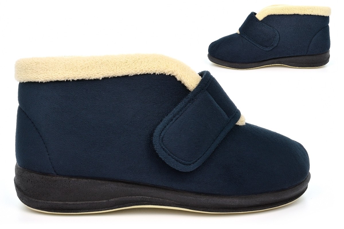 SAOLA Pantofole stivaletti donna stivali pantofole memory foam chiusura touch suola gomma