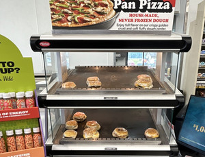 Hatco Flav-R-Fresh Countertop Self-Service Heated Display Case Curved Glass