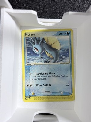 Pokémon Horsea EX Dragon 58/97 2003 50 HP Wave Splash 20 Common Regular Card