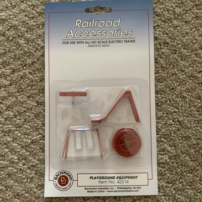 Bachmann 42214 HO Playground Accessory Kit   Nice Detail!   