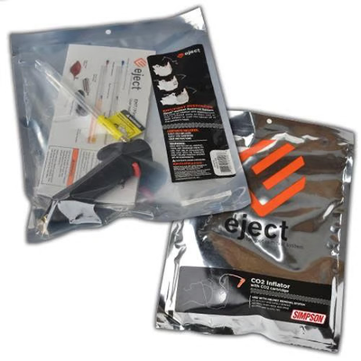 #ad Simpson 895 01 30 CO2 Inflator Eject Helmet Removal System Kit $39.95