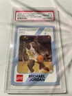 1989 Michael Jordan Collegiate Collection Card #17 PSA 8