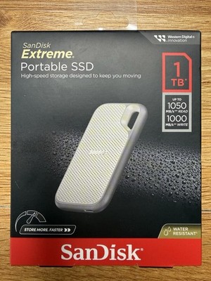 SanDisk 1TB Extreme External Portable SSD Up to 1050MB/s USB-C USB 3.2 Gen 2 SDS