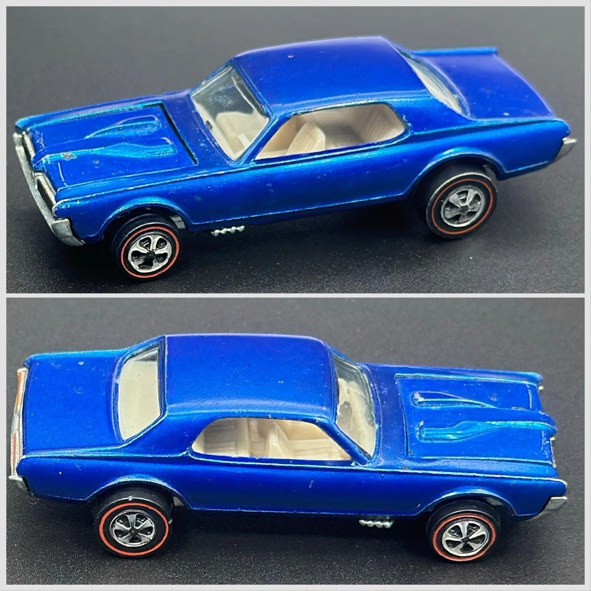 Hot Wheels Blue 1968 Vehicle Year Vintage Manufacture Diecast Cars
