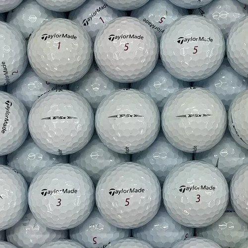 50 TaylorMade TP5x Bulk Lot Used Golf Balls 4A Near Mint FREE SHIPPING