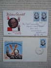 2X 1965 SIR WINSTON CHURCHILL AUSTRALIA Royal & WCS First Day Covers. SG377. War