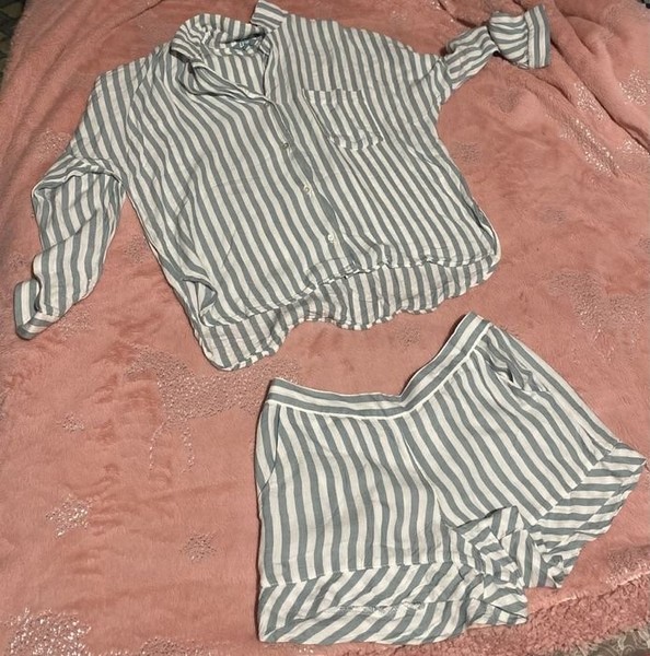 Women Etam Pajama Set White 34