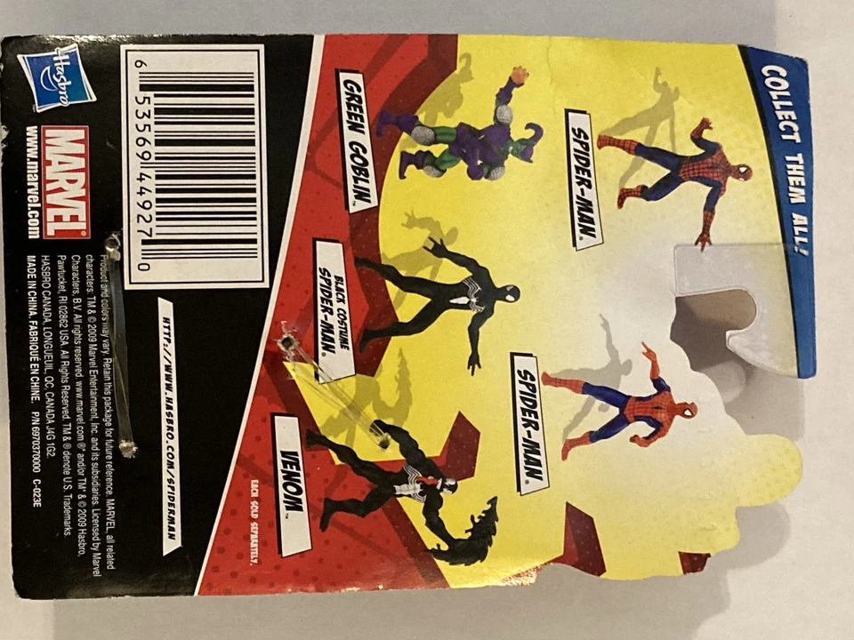 Spider-Man Green Goblin - 3” Action Figure - New In Box - Vtg 2009 Hasbro Marvel - Image 3 of 4