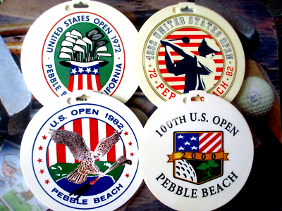 PGA バッジ ゴルフ コレクション vtg - PGA TOUR Golf Bag Tag Lot - U.S. OPEN - Pebble Beach - 1972