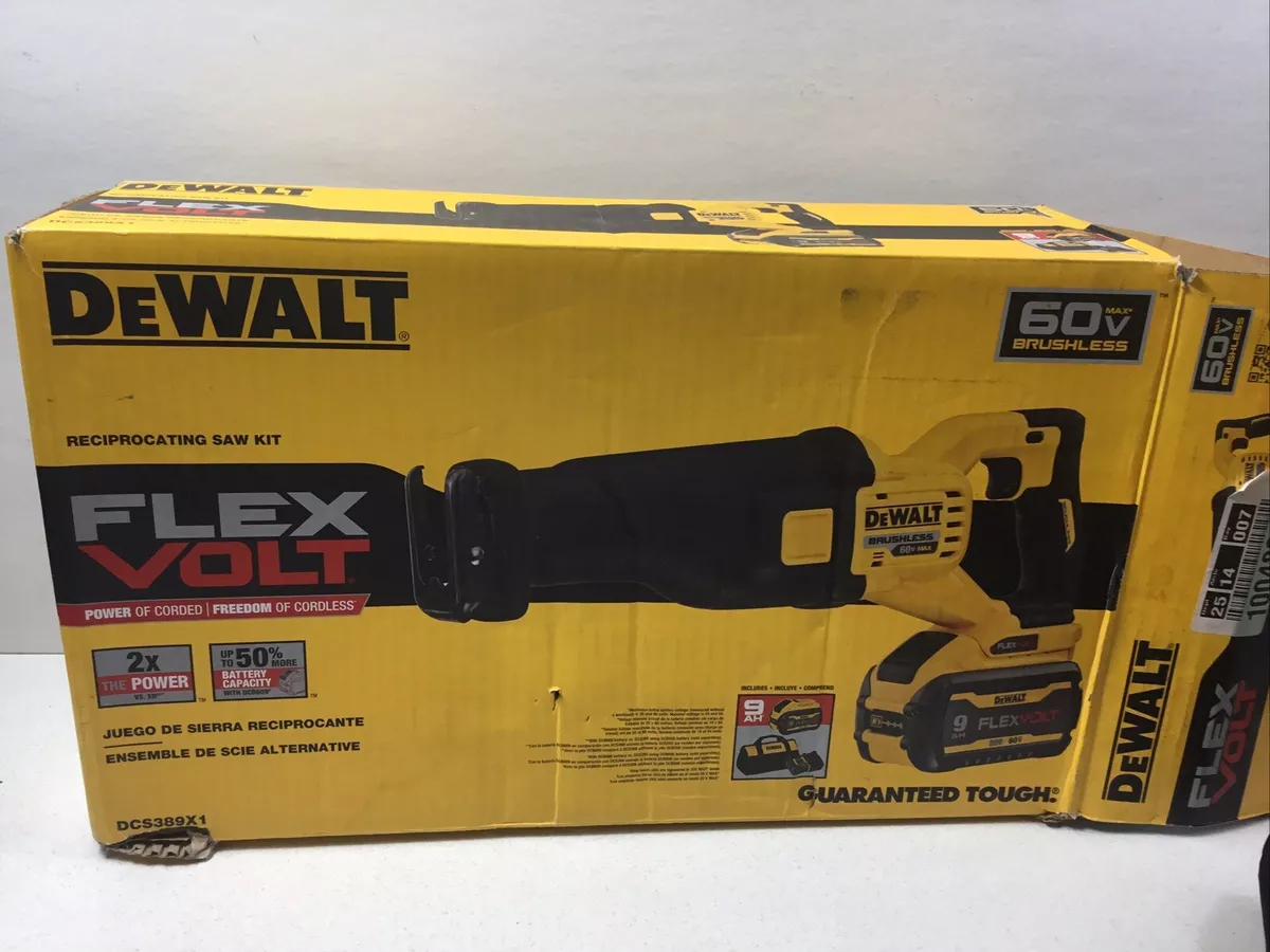 DEWALT FLEXVOLT DCS389X1 60V MAX Cordless Reciprocating Saw TOOL DCB115  CHARGER 885911695572 eBay