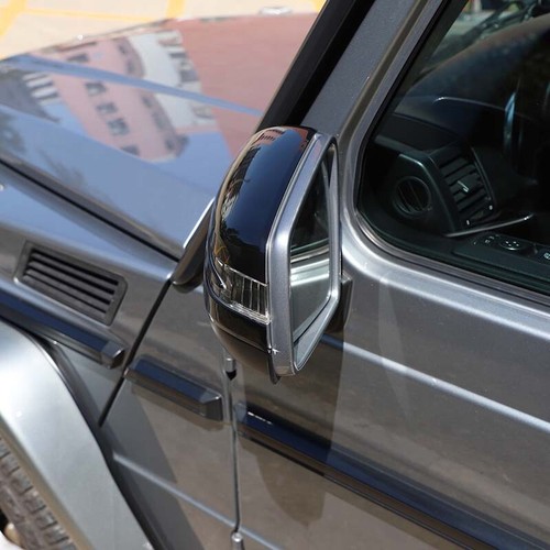 Glossy Black Sideview Mirror Cover Trim For Benz G-Class GLE ML GL GLS 2013-2019 - Picture 4 of 9