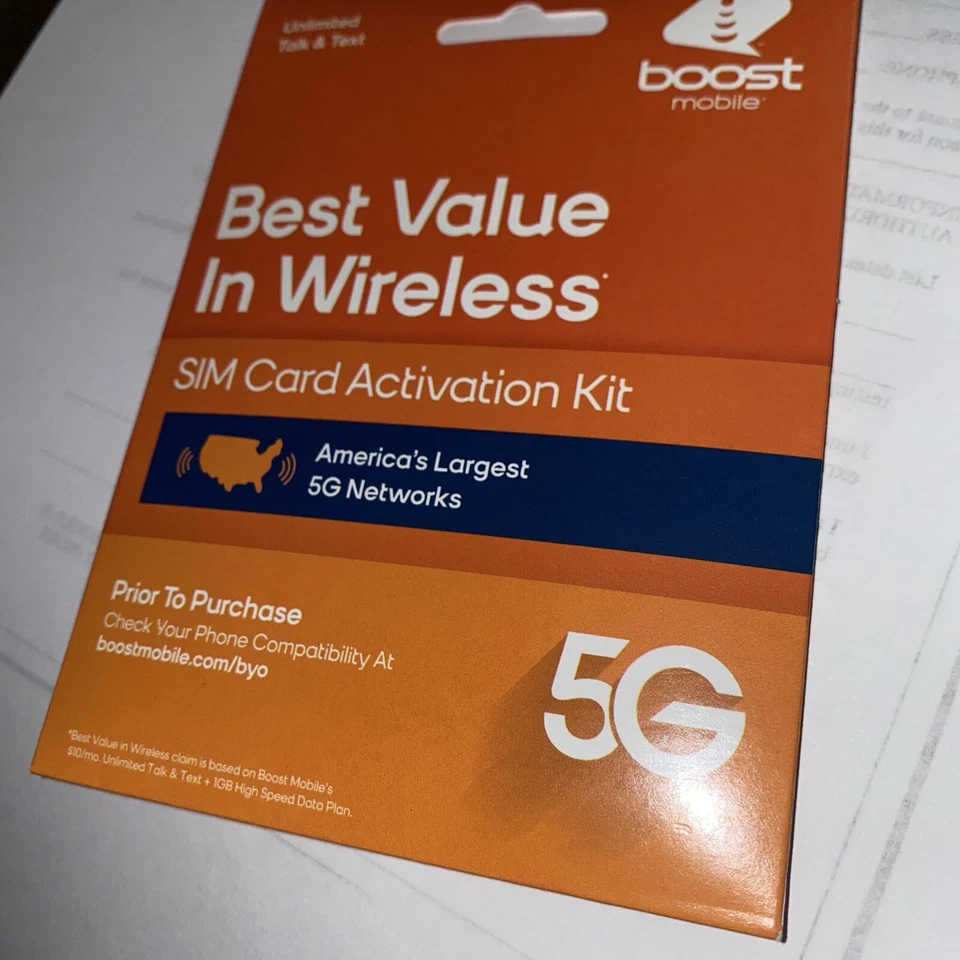 Tarjeta SIM 4G - 5G Trae tu propio teléfono para impulsar el móvil para iPhone y Android Foto 2 de 3