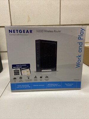  NETGEAR N300 WiFi Wireless Router WNR2000 Internet Gaming 300Mbps